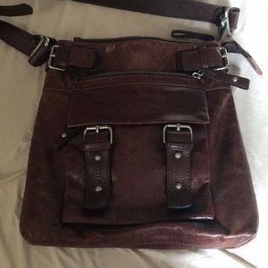 Tano Pure Leather Crossbody Bag